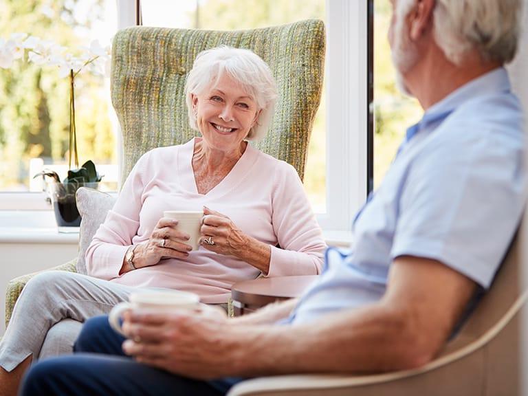 Woman in Senior Housing